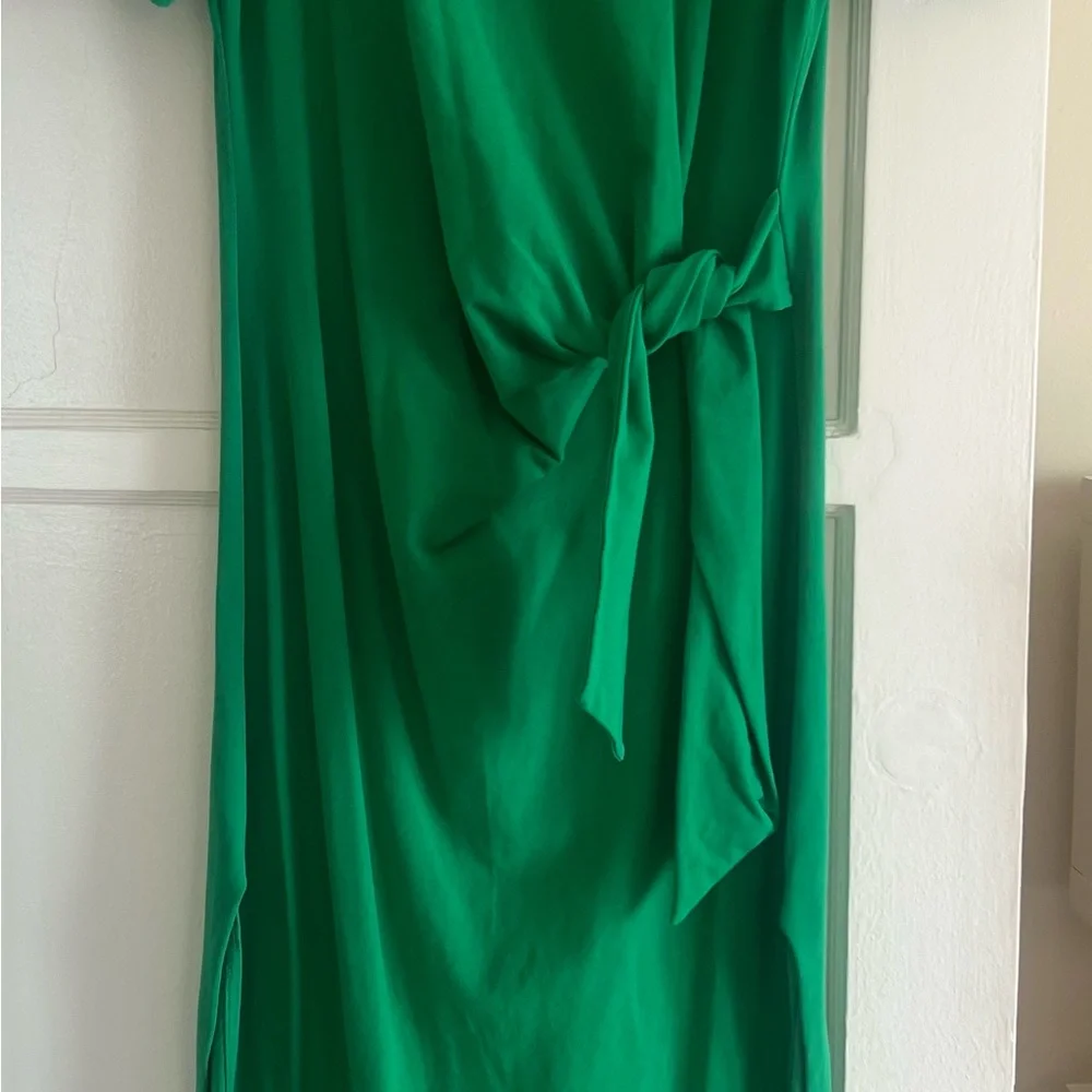 Sezane Kelly Green Pippa dress long - Picture 3 of 9